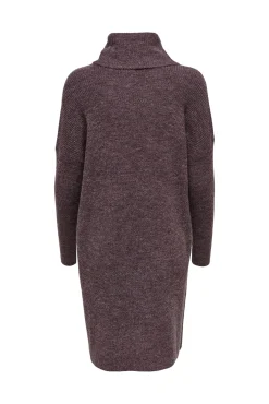 Only Vestido Corto Cuello Alto Rosa Outlet