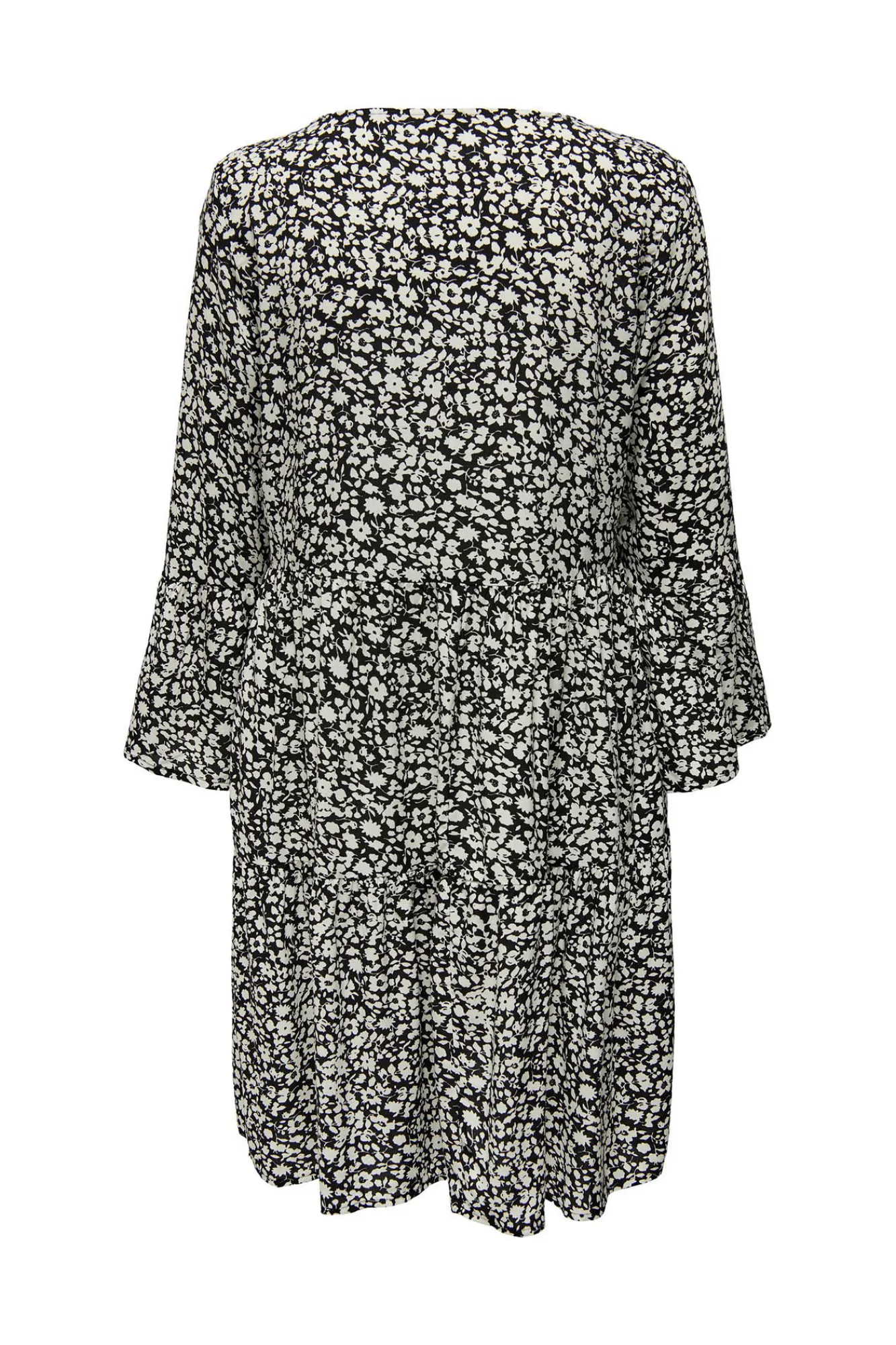 JDY Vestido Corto Cuello V Negro
