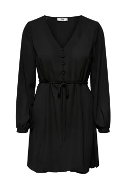 JDY Vestido Corto De Gasa Negro Discount