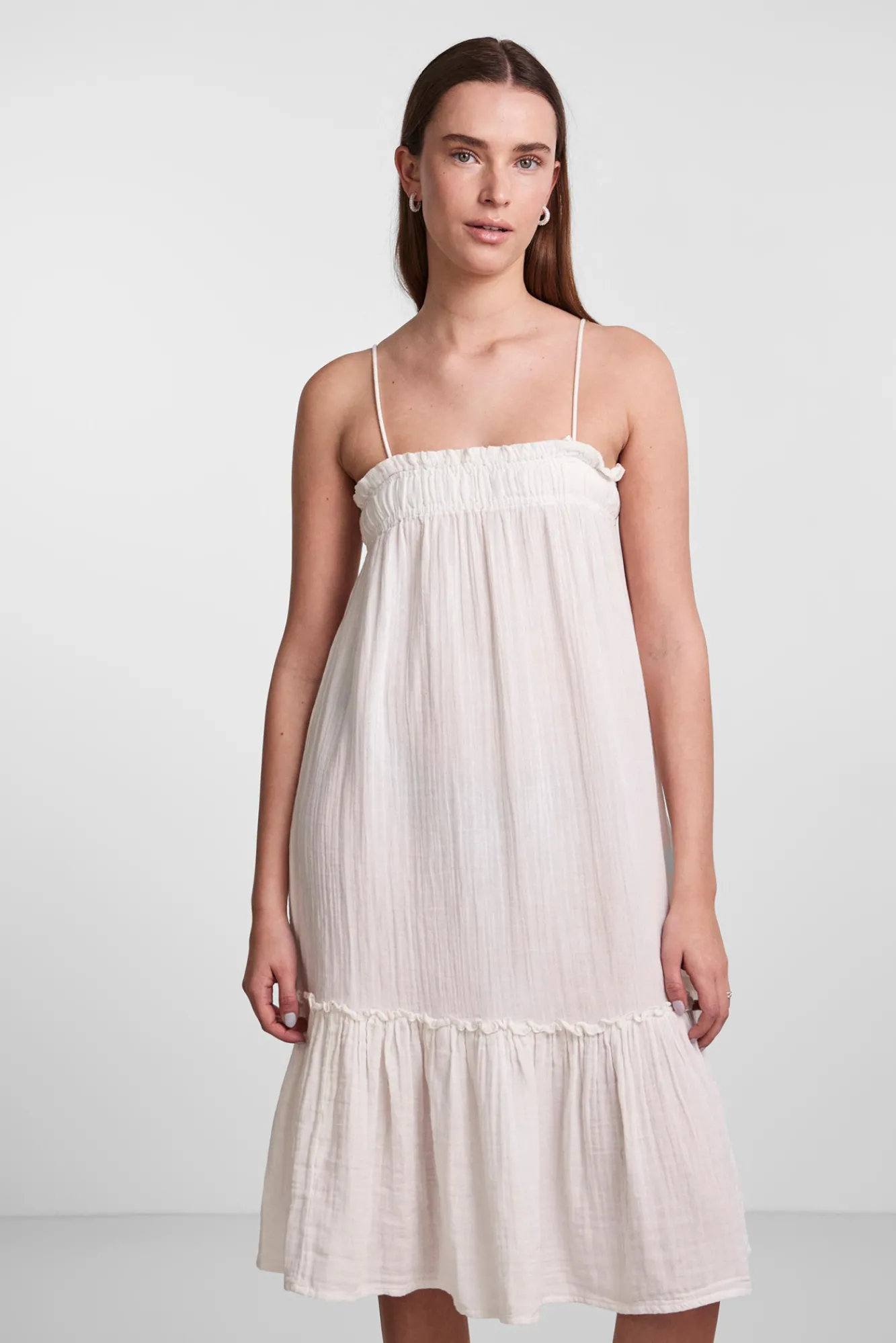 Pieces Vestido Corto De Mujer Blanco Best