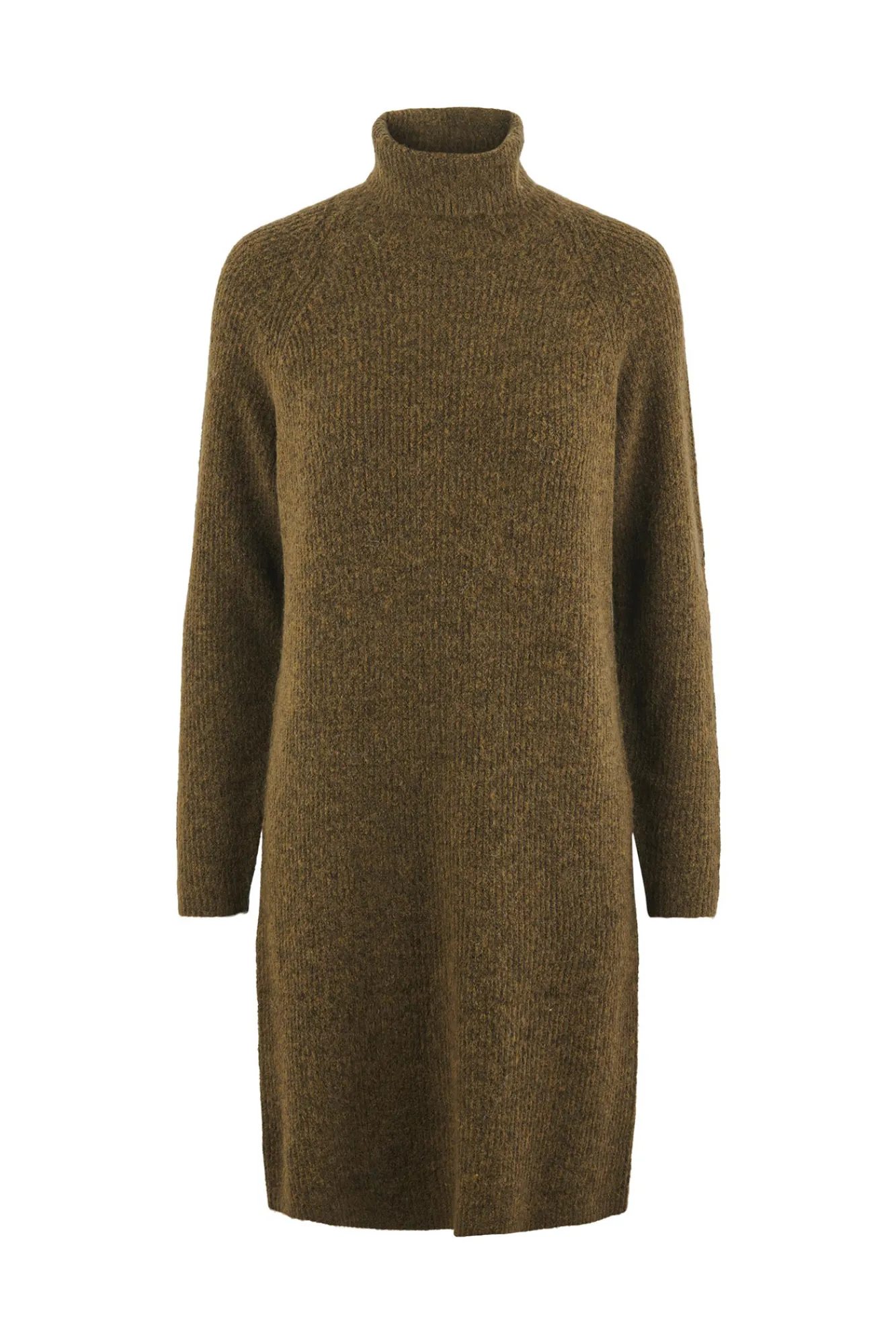 Pieces Vestido Corto De Punto Verde Hot