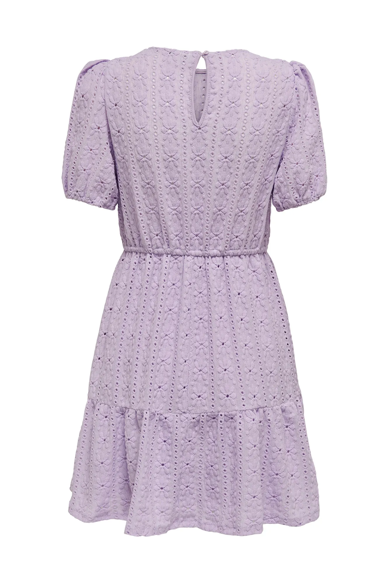 JDY Vestido Corto Detalles Calados Morado Clearance