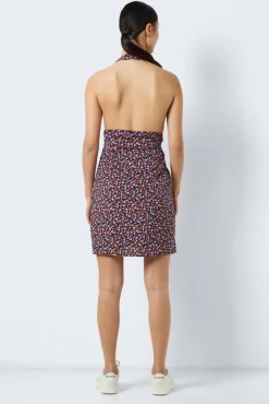 Noisy May Vestido Corto Estampado Negro