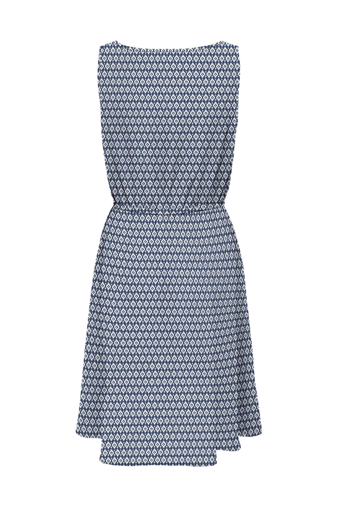 Only Vestido Corto Estampado Sin Mangas Azul Medio New