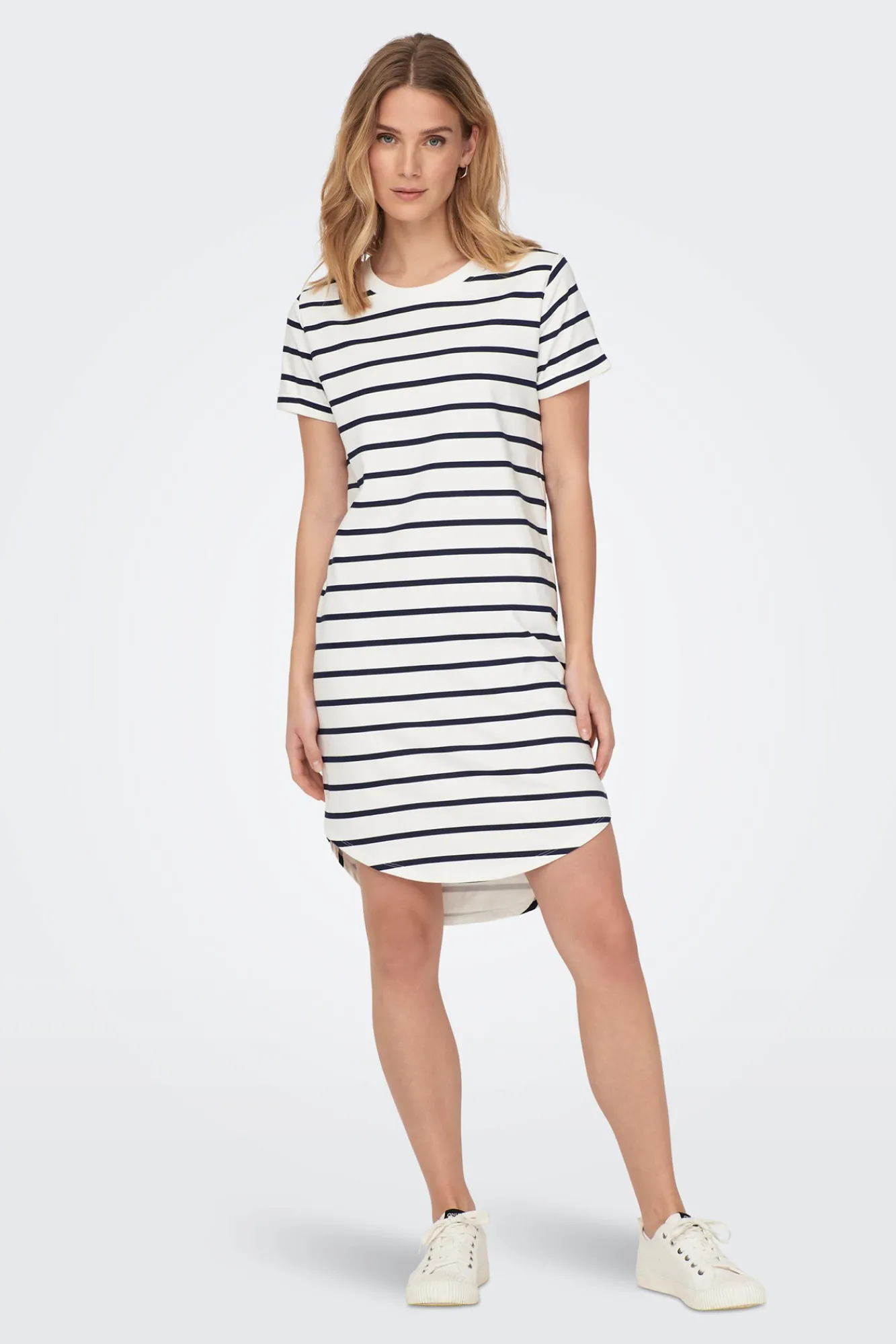 JDY Vestido Corto Manga Corta Blanco Outlet