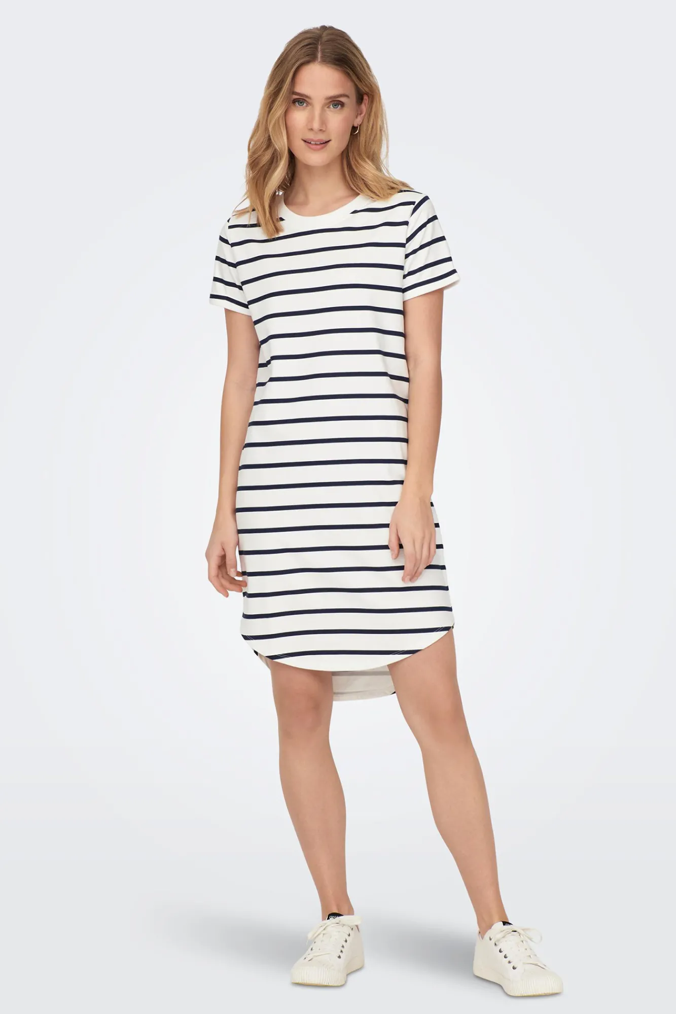JDY Vestido Corto Manga Corta Blanco Outlet