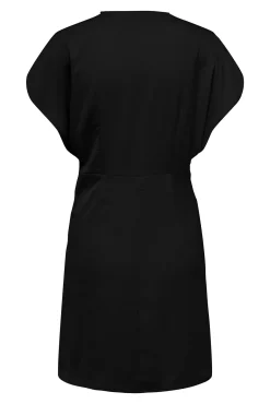 JDY Vestido Corto Satinado Negro Outlet