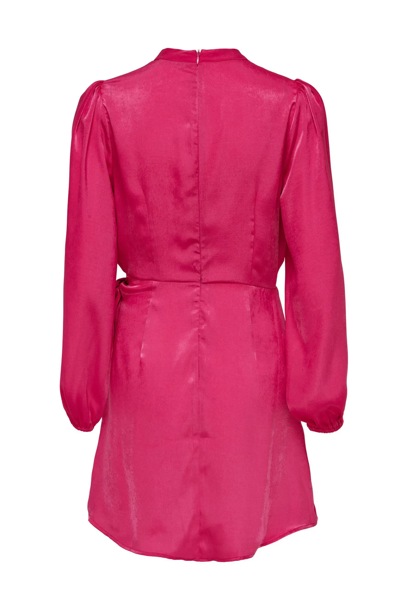 Only Vestido Corto Satinado Rosa Online