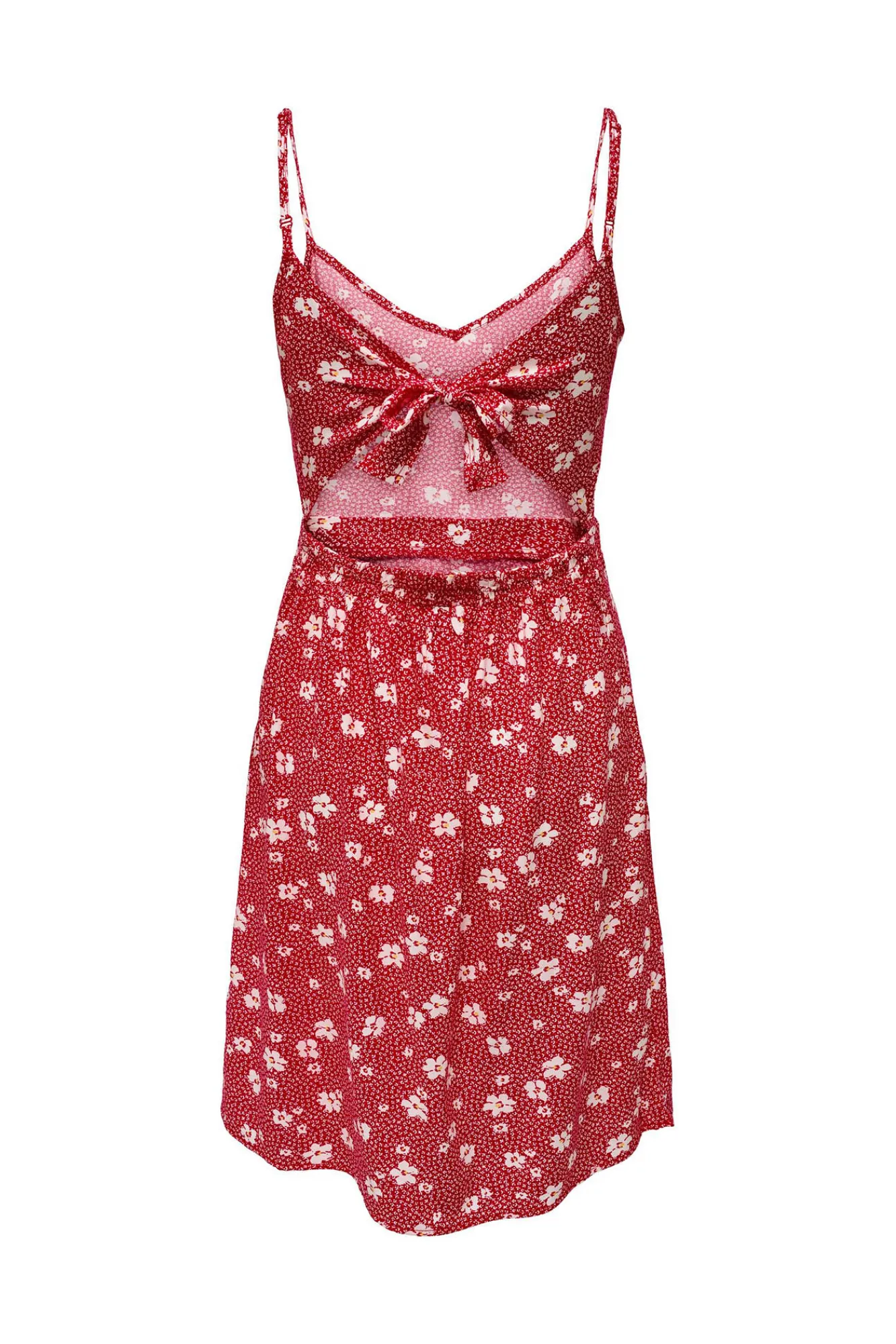 Only Vestido Corto Tirantes Rojo Clearance
