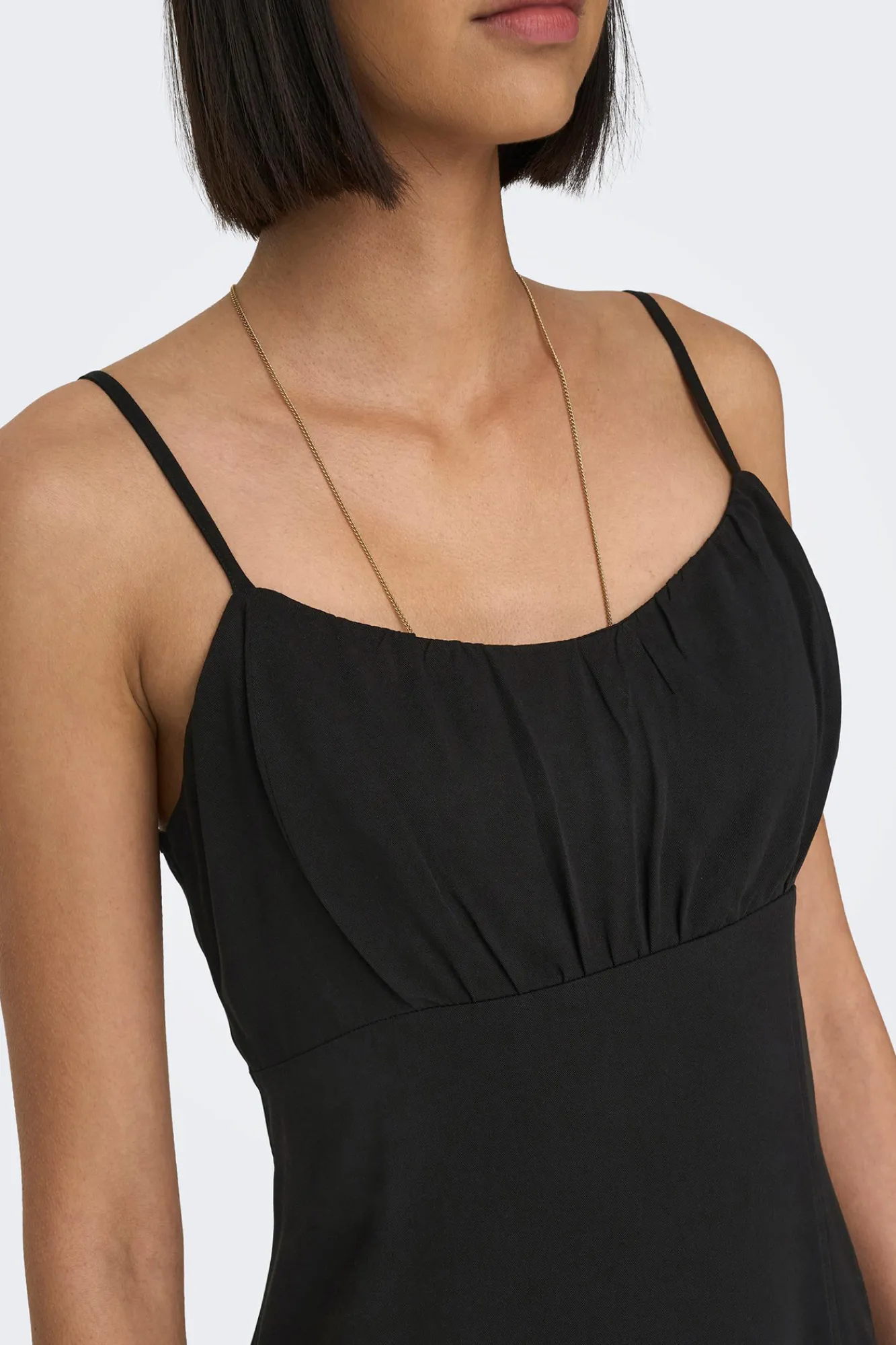 Only Vestido Corto Tirantes Negro Discount