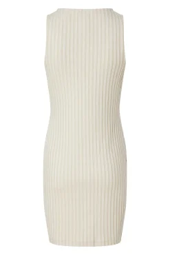 Calvin Klein Vestido De Canale Marron Discount