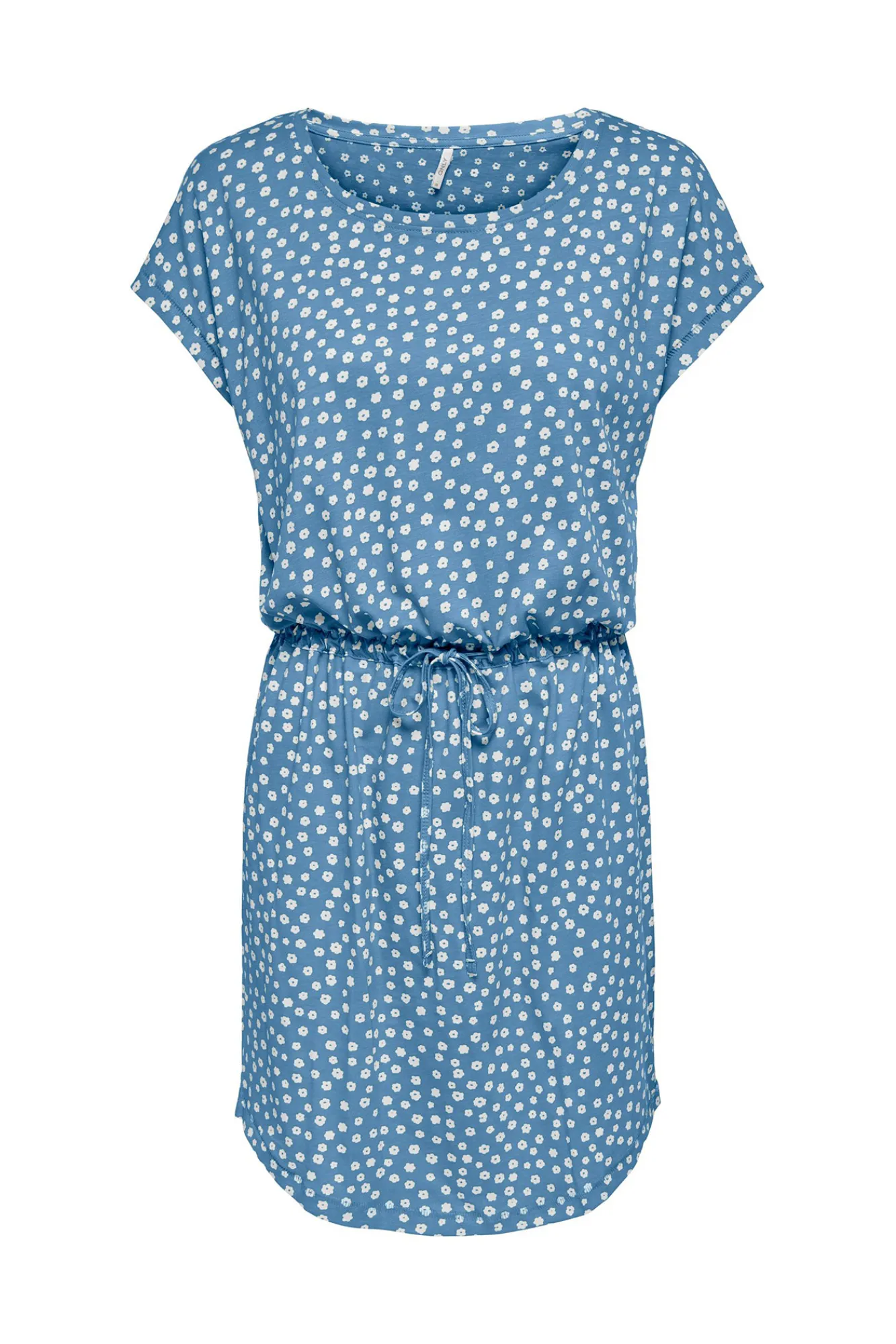 Only Vestido De Corte Holgado Azul Medio Discount