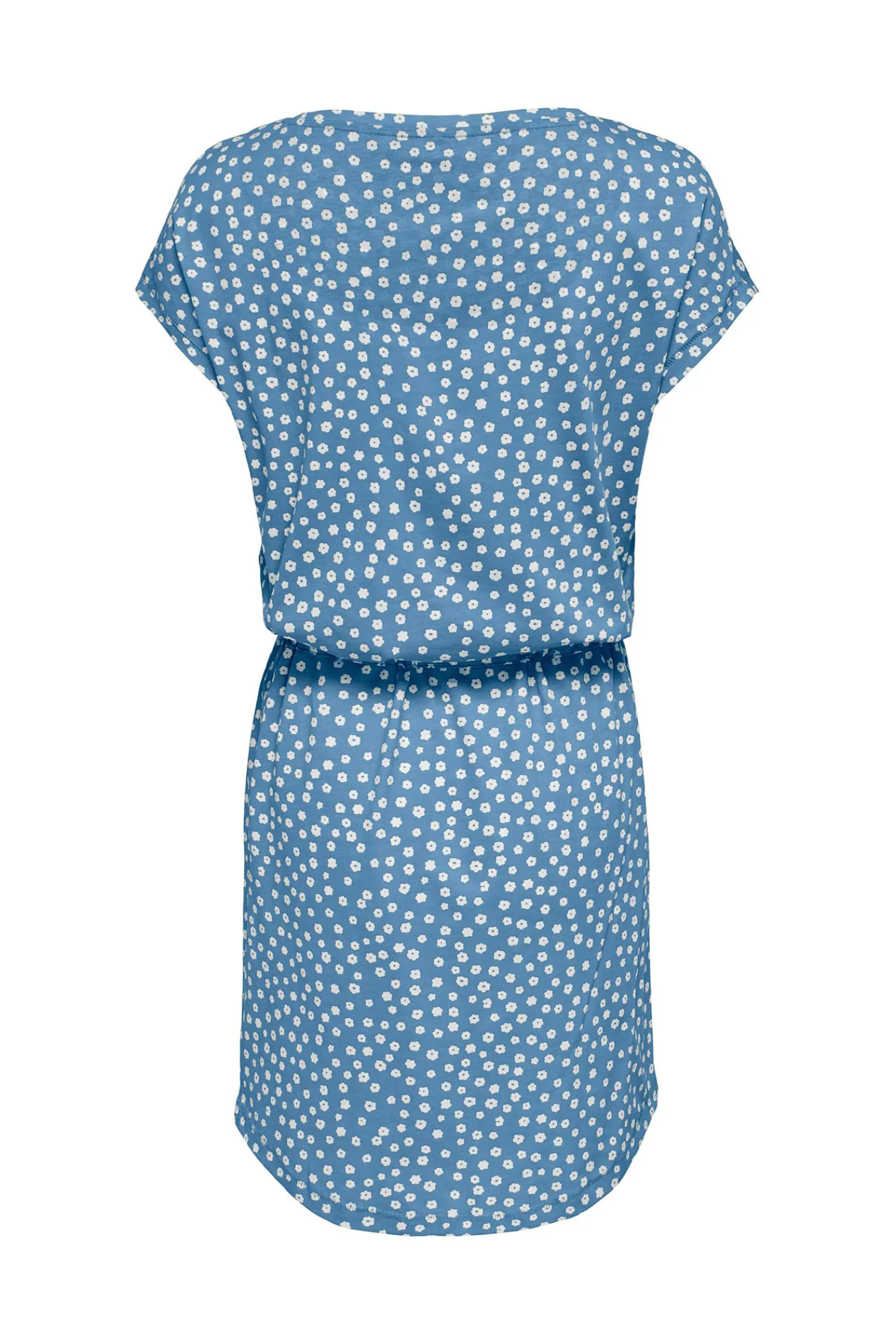 Only Vestido De Corte Holgado Azul Medio Discount