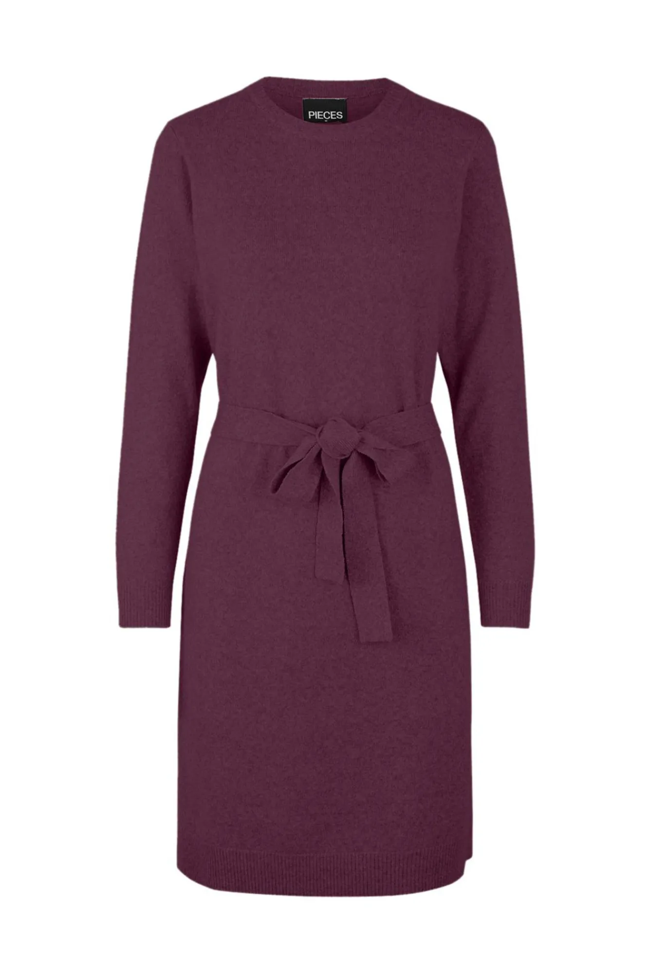 Pieces Vestido De Punto Morado Discount