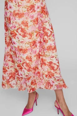 Vila Vestido Envolvente De Tirantes Gris Hot