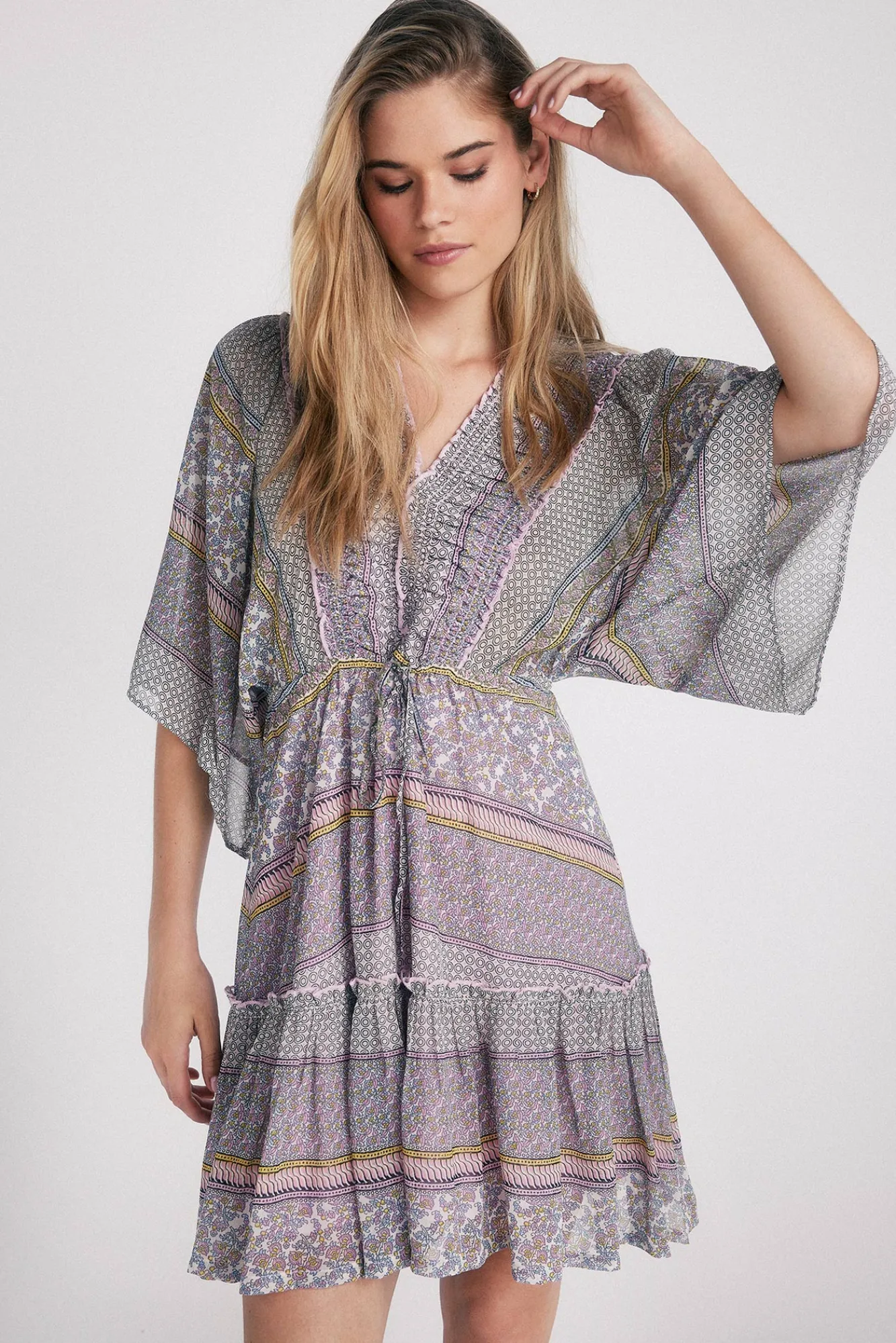 Slowlove Vestido Estampado Multicolor Sale