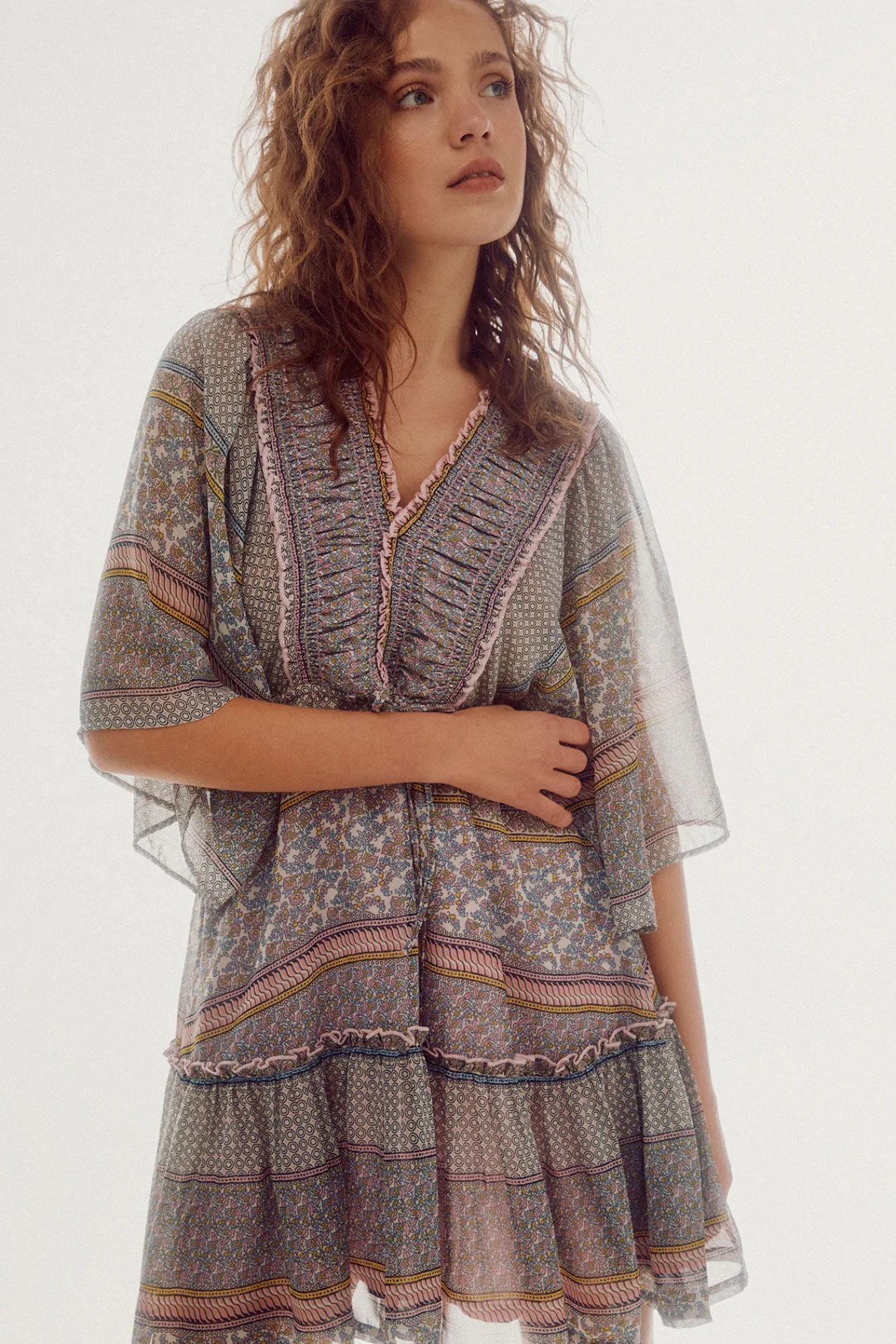 Slowlove Vestido Estampado Multicolor Sale