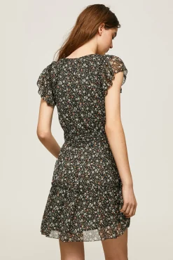 Pepe Jeans Vestido Estampado Corto. Multicolor Discount