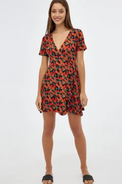Inside Vestido Estampado Floral Beige Online