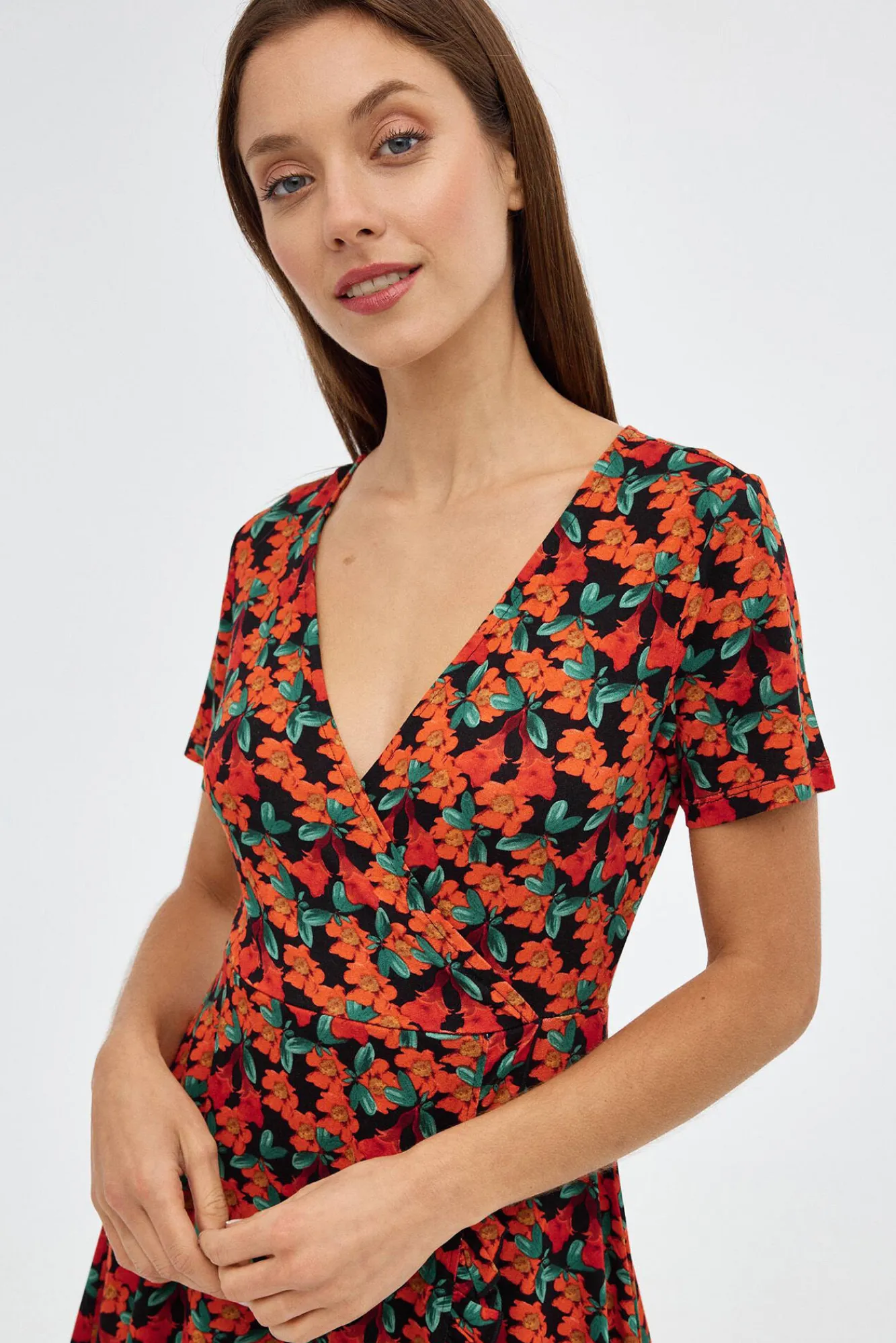 Inside Vestido Estampado Floral Beige Online