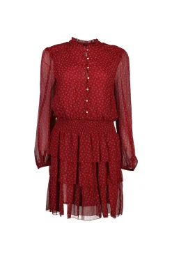 Pepe Jeans Vestido Estampado Floral Delia Granate