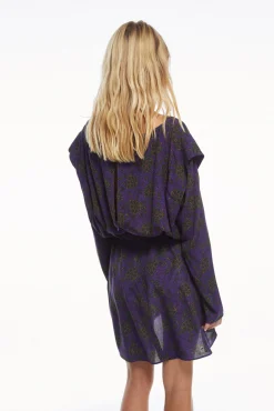 Slowlove Vestido Estampado Manga Larga Multicolor Hot
