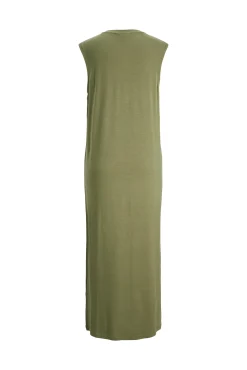 Jack & Jones Vestido Largo Con Lyocell Verde Best
