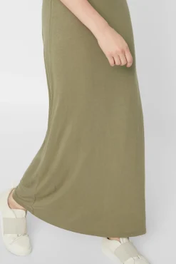 Pieces Vestido Largo De Mujer. Verde Clearance