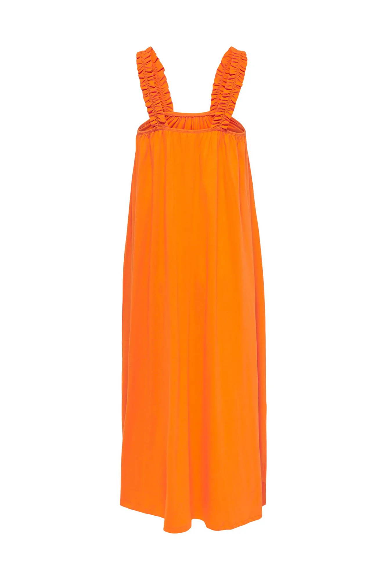 Only Vestido Largo Sin Mangas Naranja Discount