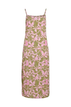 Vila Vestido Largo Tirantes Verde Online