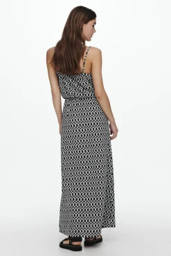 Only Vestido Largo Tirantes Negro Clearance