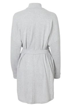 Noisy May Vestido Manga Larga Gris Claro