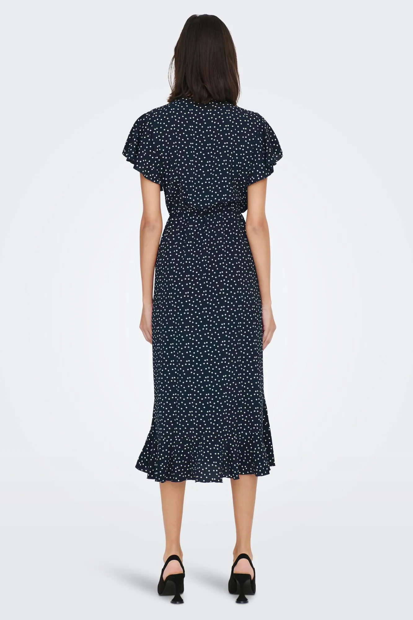 JDY Vestido Midi Gris Oscuro Best