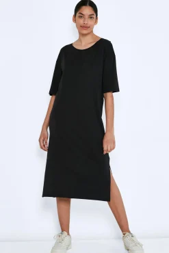 Noisy May Vestido Midi Estampado Fondo Blanco Sale