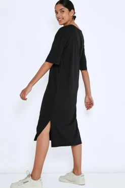 Noisy May Vestido Midi Estampado Fondo Blanco Sale