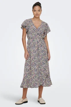JDY Vestido Midi Negro Best