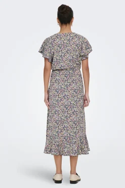 JDY Vestido Midi Negro Best