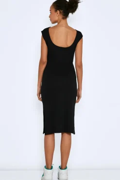 Noisy May Vestido Midi Negro New