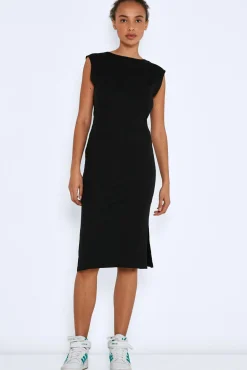 Noisy May Vestido Midi Negro New