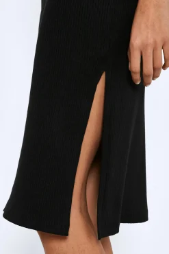 Noisy May Vestido Midi Negro New
