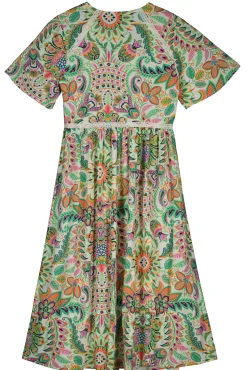 * Vestido Midi Camisero Laces Amarillo Online