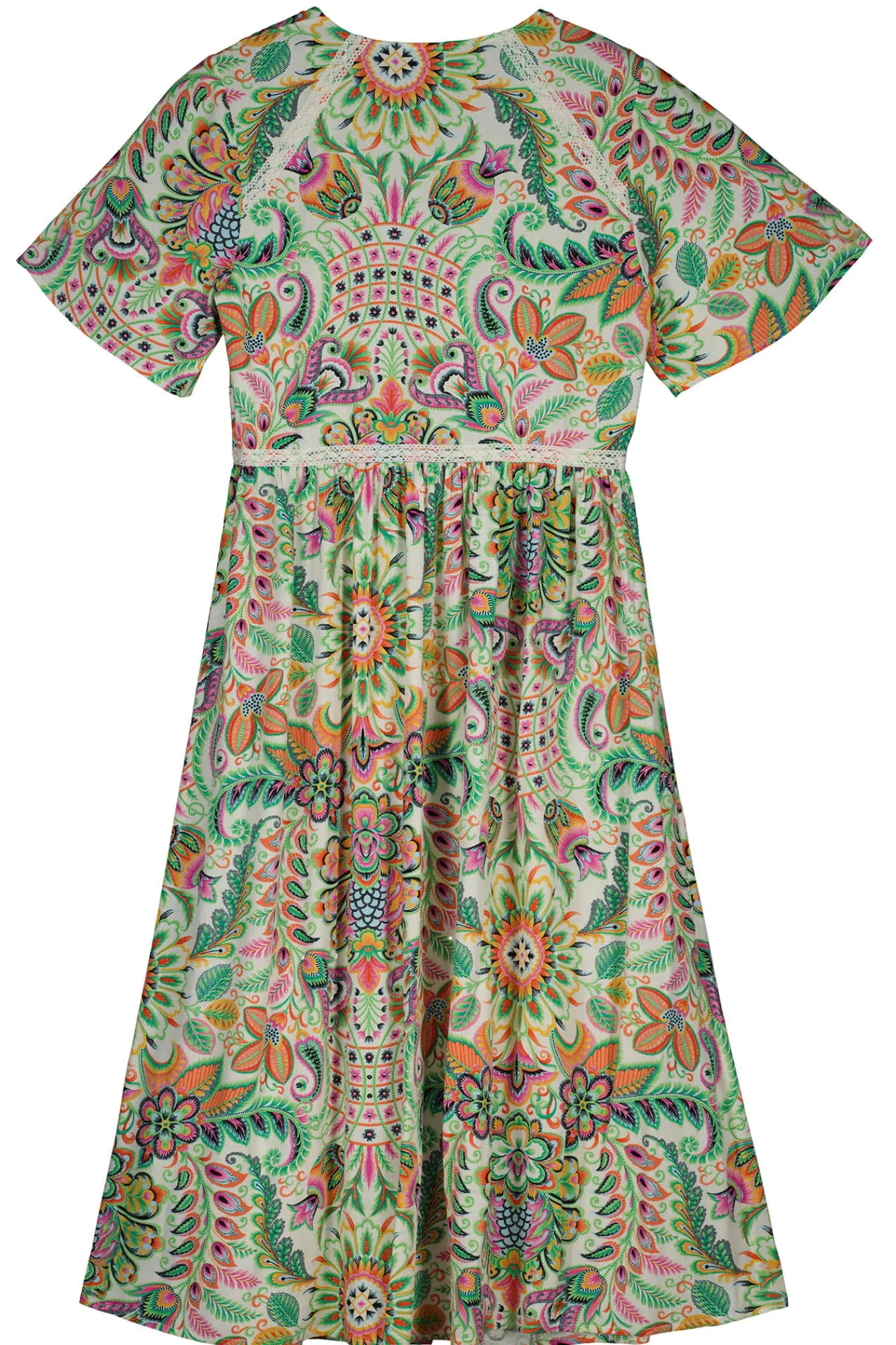 * Vestido Midi Camisero Laces Amarillo Online