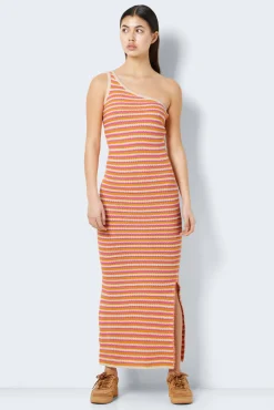Noisy May Vestido Midi Crochet Blanco Hot