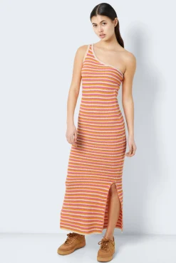 Noisy May Vestido Midi Crochet Blanco Hot