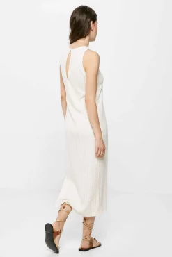 * Vestido Midi Crochet Amarillo Sale