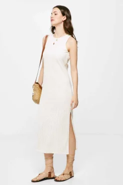 * Vestido Midi Crochet Amarillo Sale