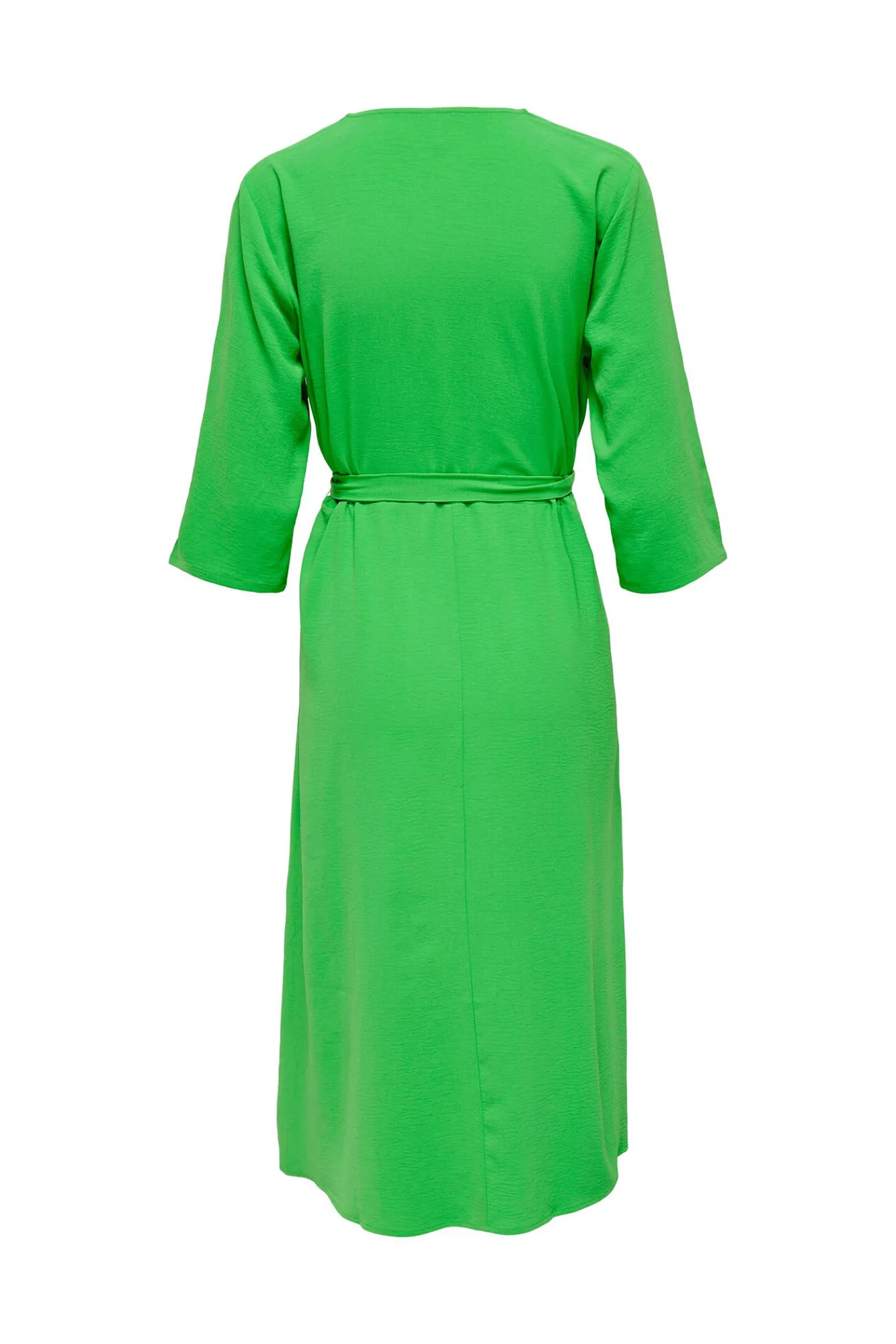 JDY Vestido Midi Cruzado Verde Hot