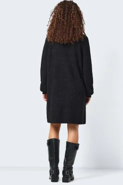Noisy May Vestido Midi De Punto Negro Best