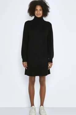 Noisy May Vestido Midi De Punto Negro Best