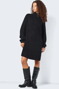 Noisy May Vestido Midi De Punto Negro Best
